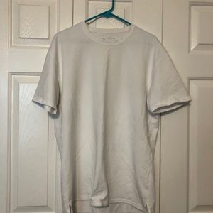 Bylt Basics White Split Hem Lux T-Shirt Size XL
